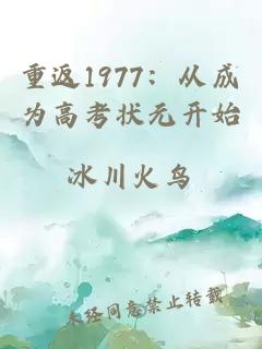 重返1977：从成为高考状元开始